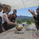 Flavours Holiday Group cooking al fresco