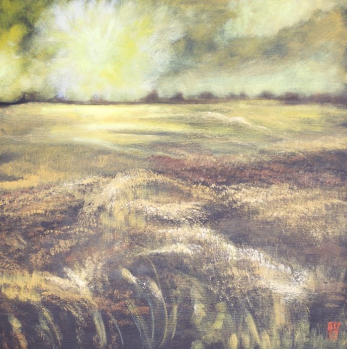 Divine Hope - acrylic on canvas by Jaclyn Stuart.