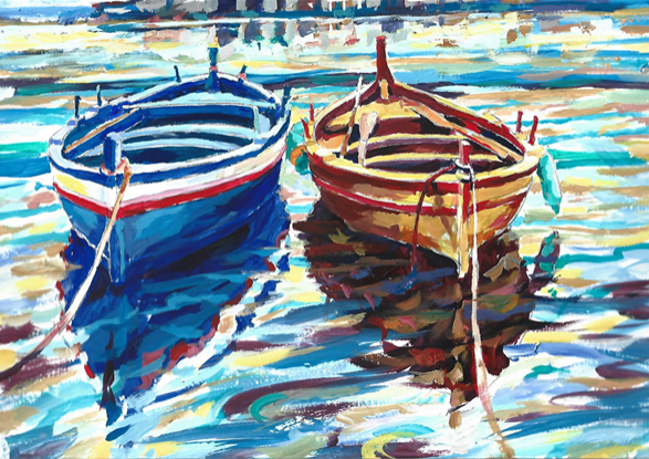 Boats by Angus McLean.