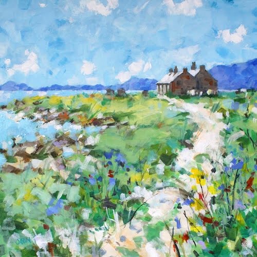 St Ninians - painting by John Gagahan.